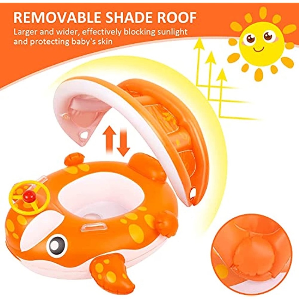 Peradix baby pool float- Inflatable baby swim float